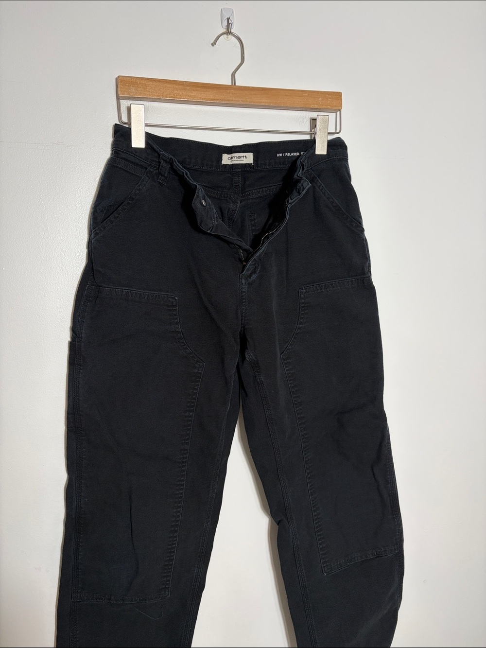 Carhartt Men's Black Workwear Pants - Unbranded Size 30 - Picture 3 of 6